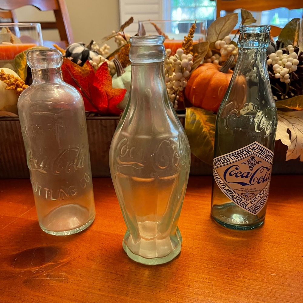 Coca Cola Standard Size Evolution of the Bottle Set